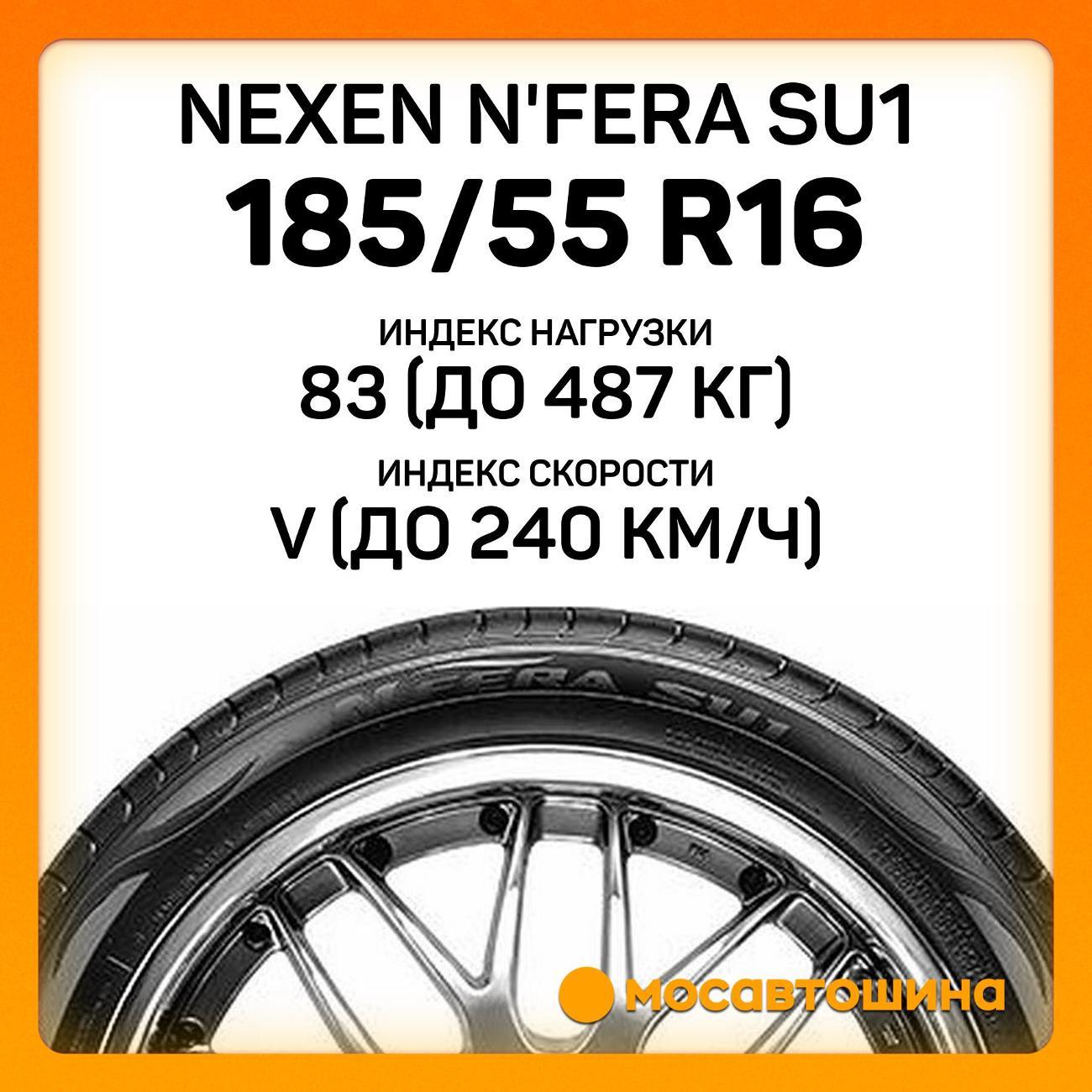 Шина автомобильная Nexen N'Fera SU1 185/55 R16 83V