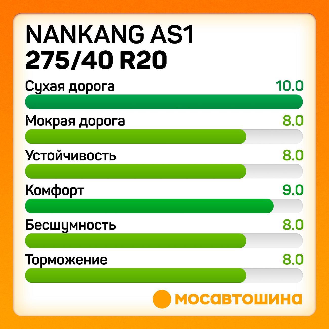 Шина автомобильная Nankang AS1