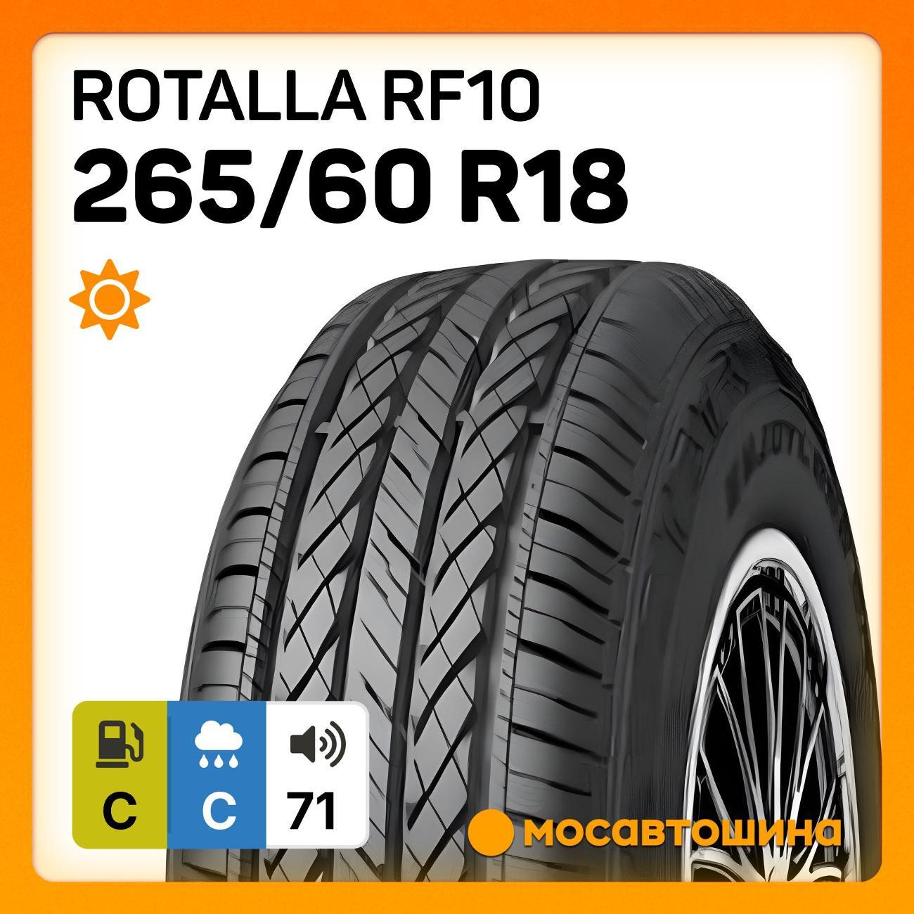 Шина автомобильная Rotalla RF10