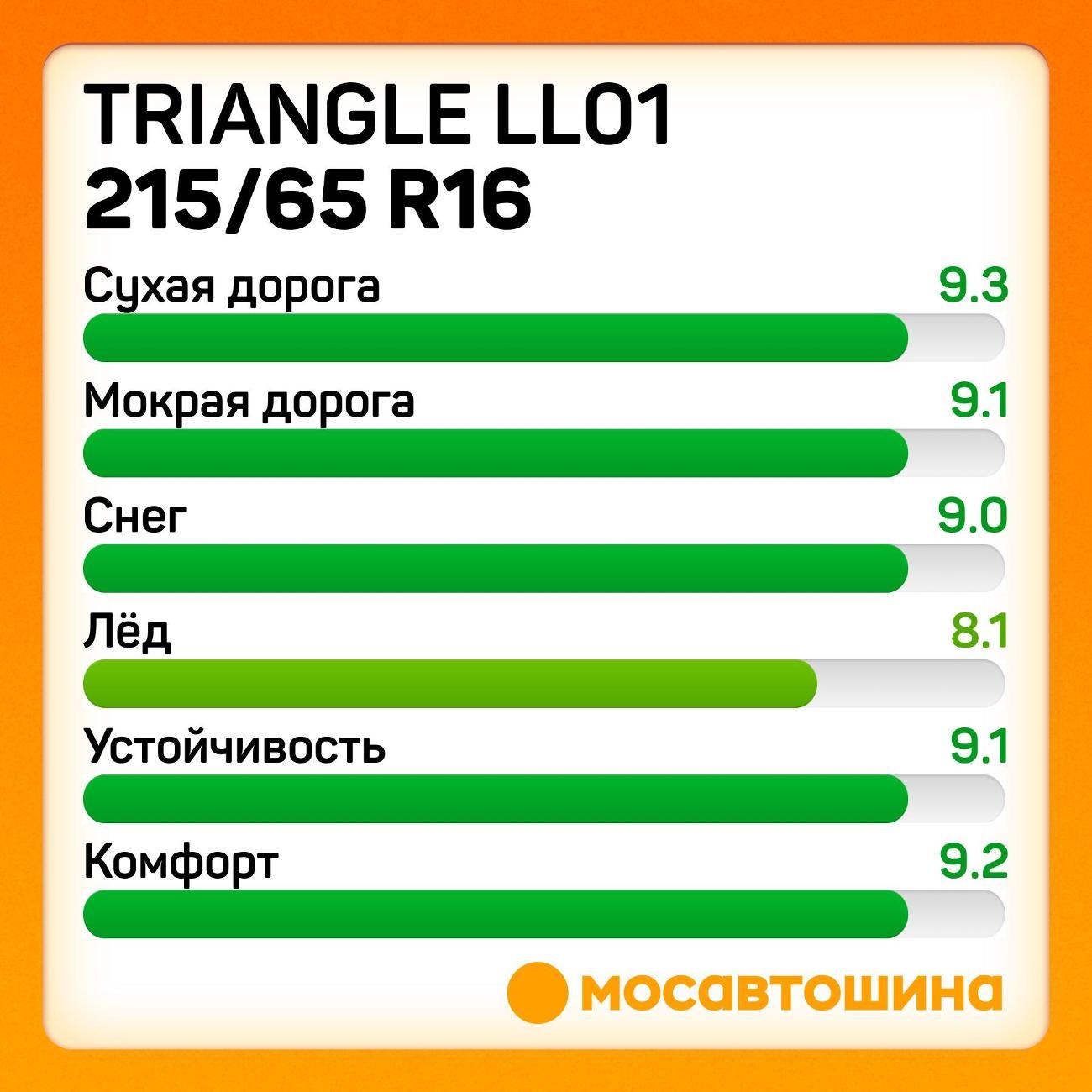 Шина автомобильная TRIANGLE LL01 215/65 R16C 109/107Q