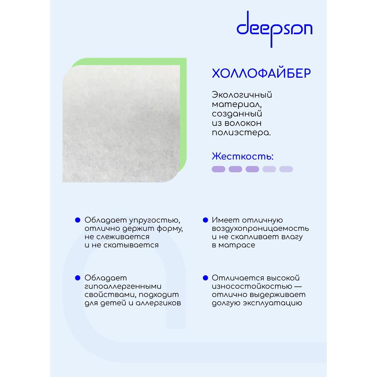 Матрас Deepson 120x195 FEEL Fiber S500