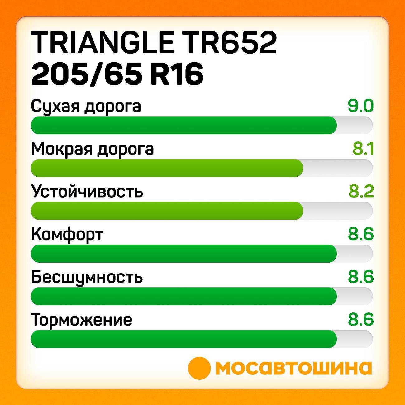 Шина автомобильная TRIANGLE TR652 205/65 R16C 107/105T