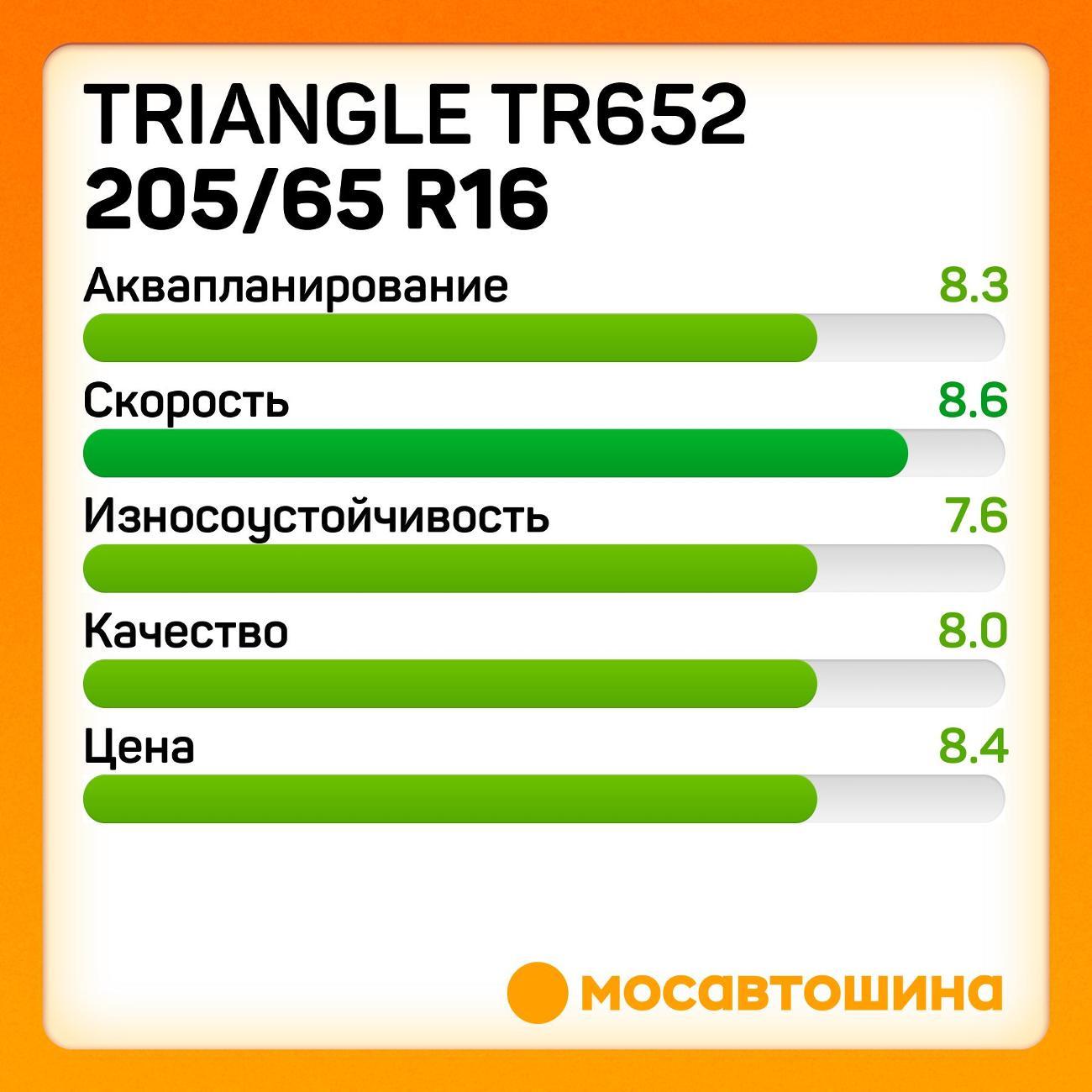 Шина автомобильная TRIANGLE TR652 205/65 R16C 107/105T