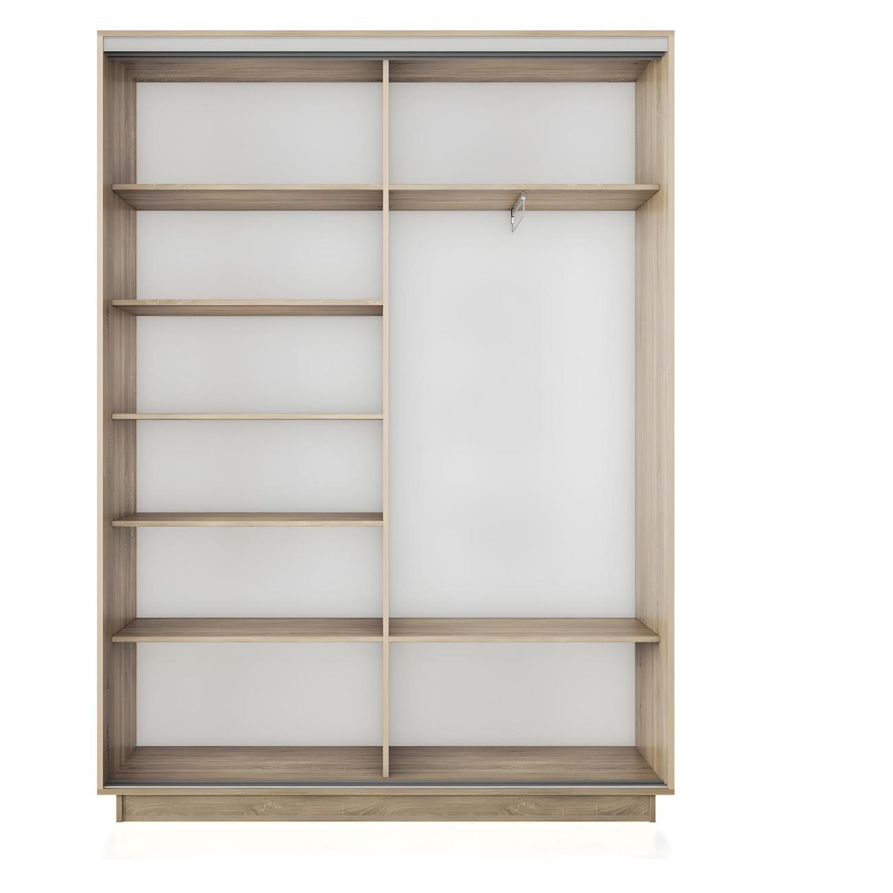 Шкаф-купе Е1 1,2 Экспресс 2-х дверный 120х220х45 ЛДСП/Зеркало