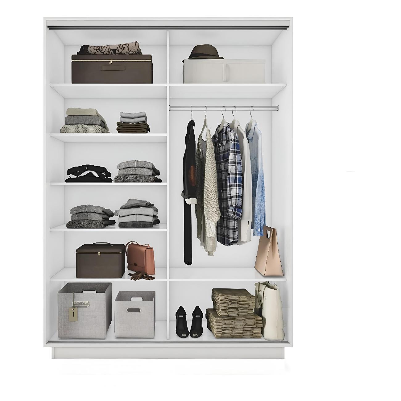 Шкаф-купе Е1 1,2 Экспресс 2-х дверный 120х240х60 ЛДСП/Зеркало