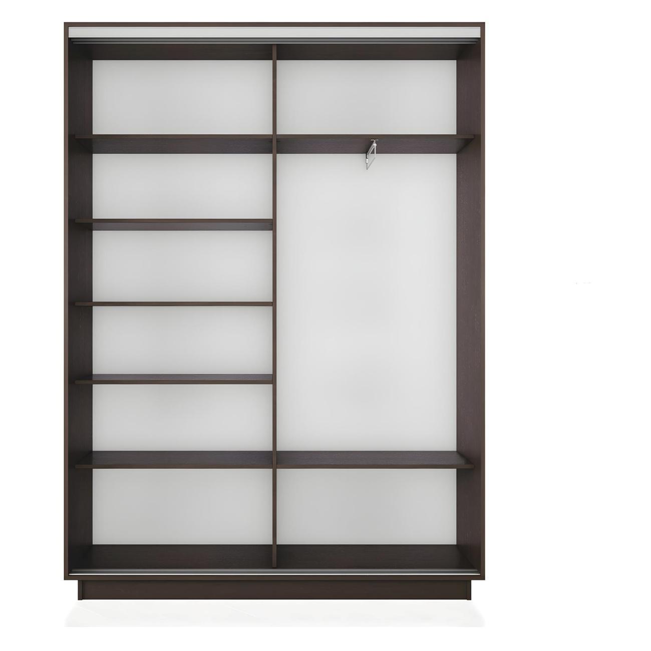 Шкаф-купе Е1 1,2 Экспресс 2-х дверный 120х240х45 ЛДСП/Зеркало