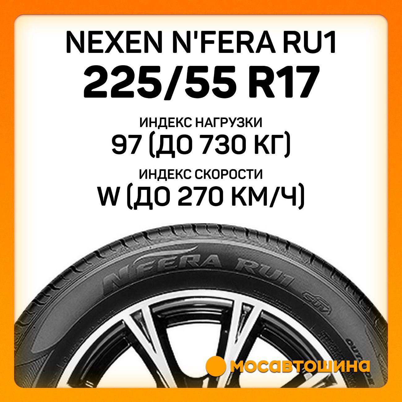Шина автомобильная Nexen N'Fera RU1 225/55 R17 97W