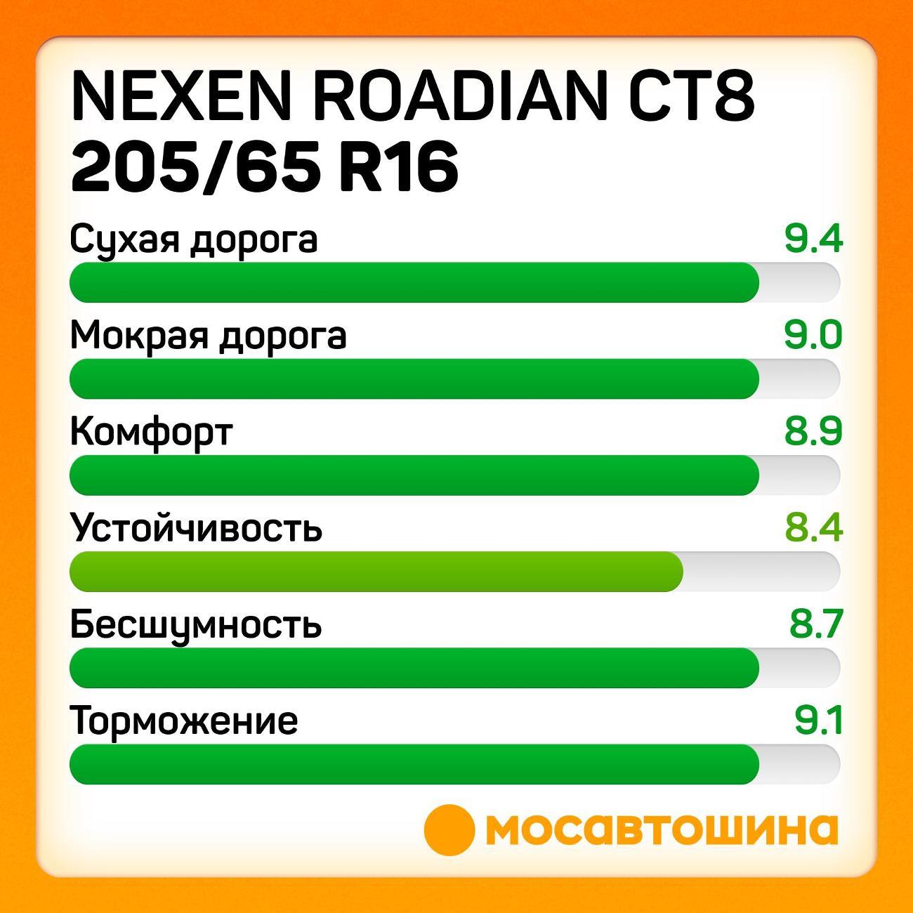 Шина автомобильная Nexen Roadian CT8 205/65 R16C 107/105T