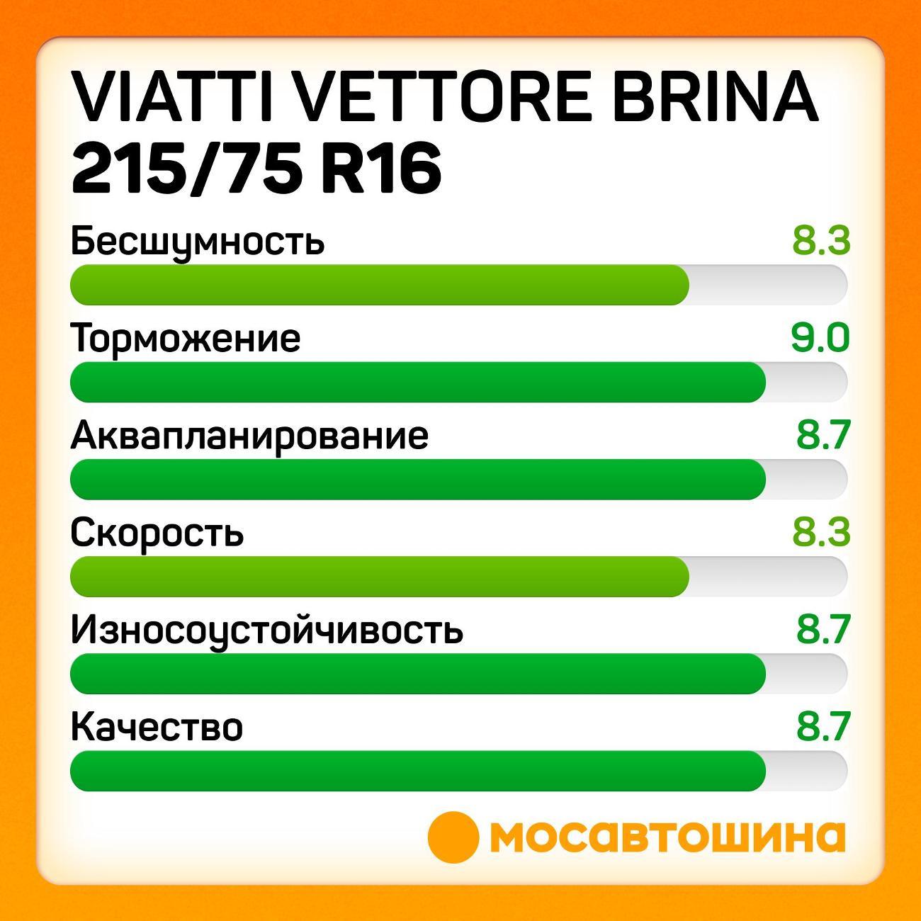Шина автомобильная Viatti Vettore Brina 215/75 R16C 116/114R