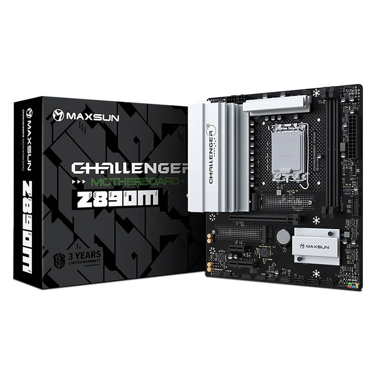 Материнская плата MAXSUN MS-Challenger Z890M (LGA1851, mATX) фото