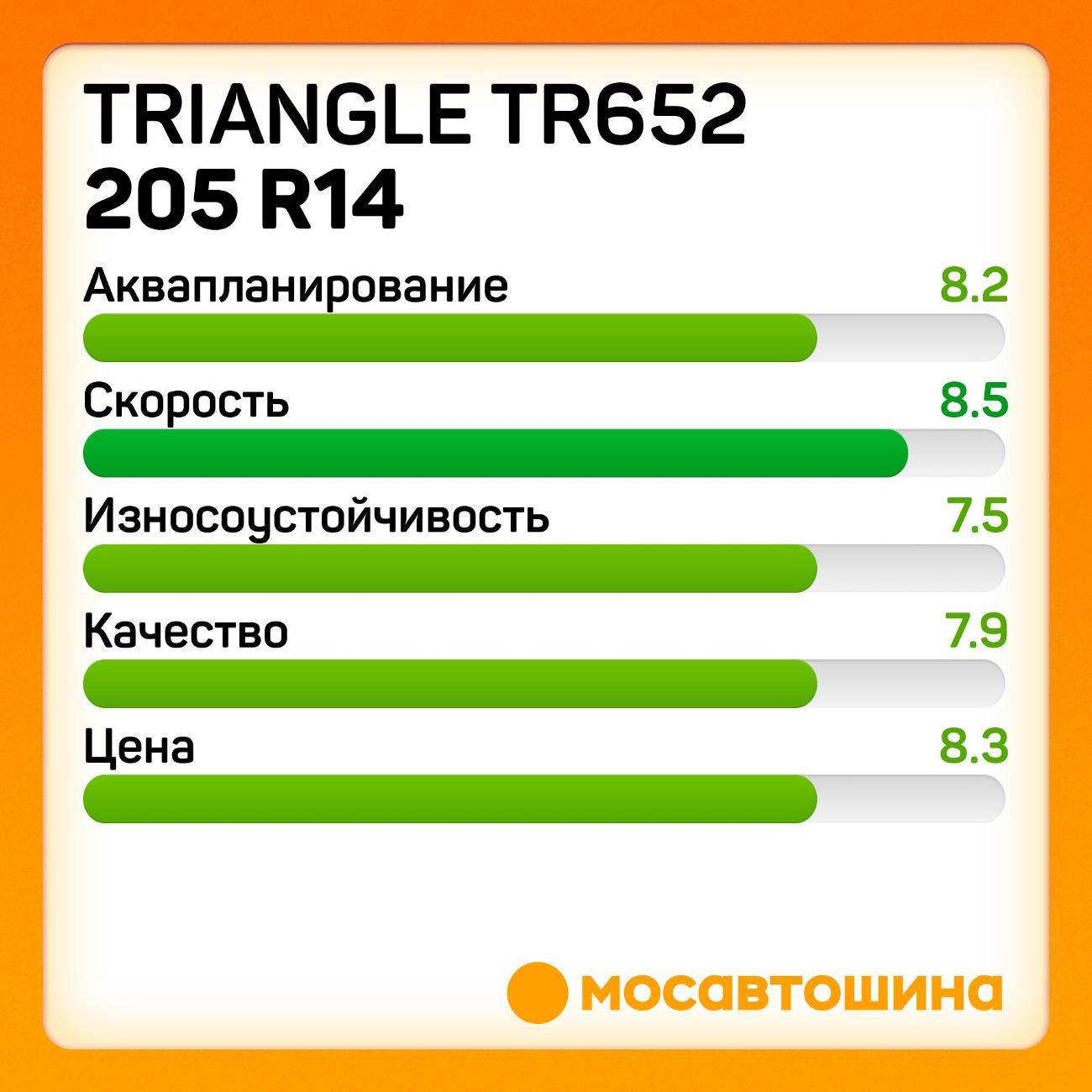 Шина автомобильная TRIANGLE TR652 205 R14C 109/107Q