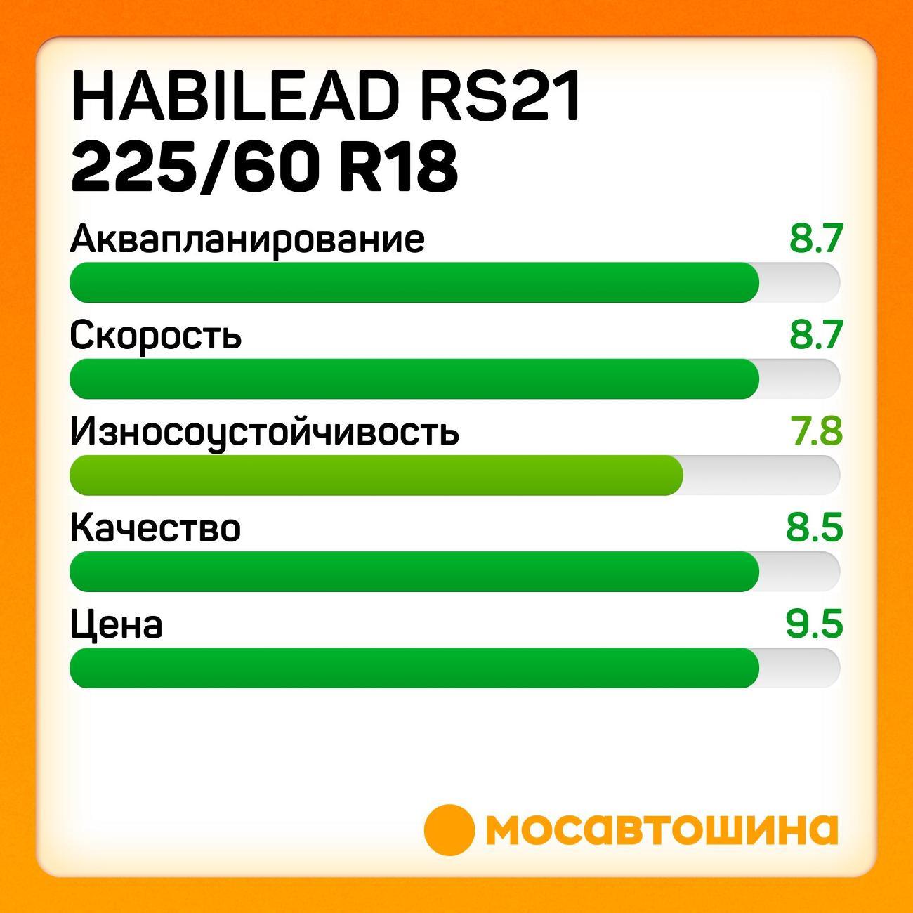 Шина автомобильная Habilead RS21 225/60 R18 100H