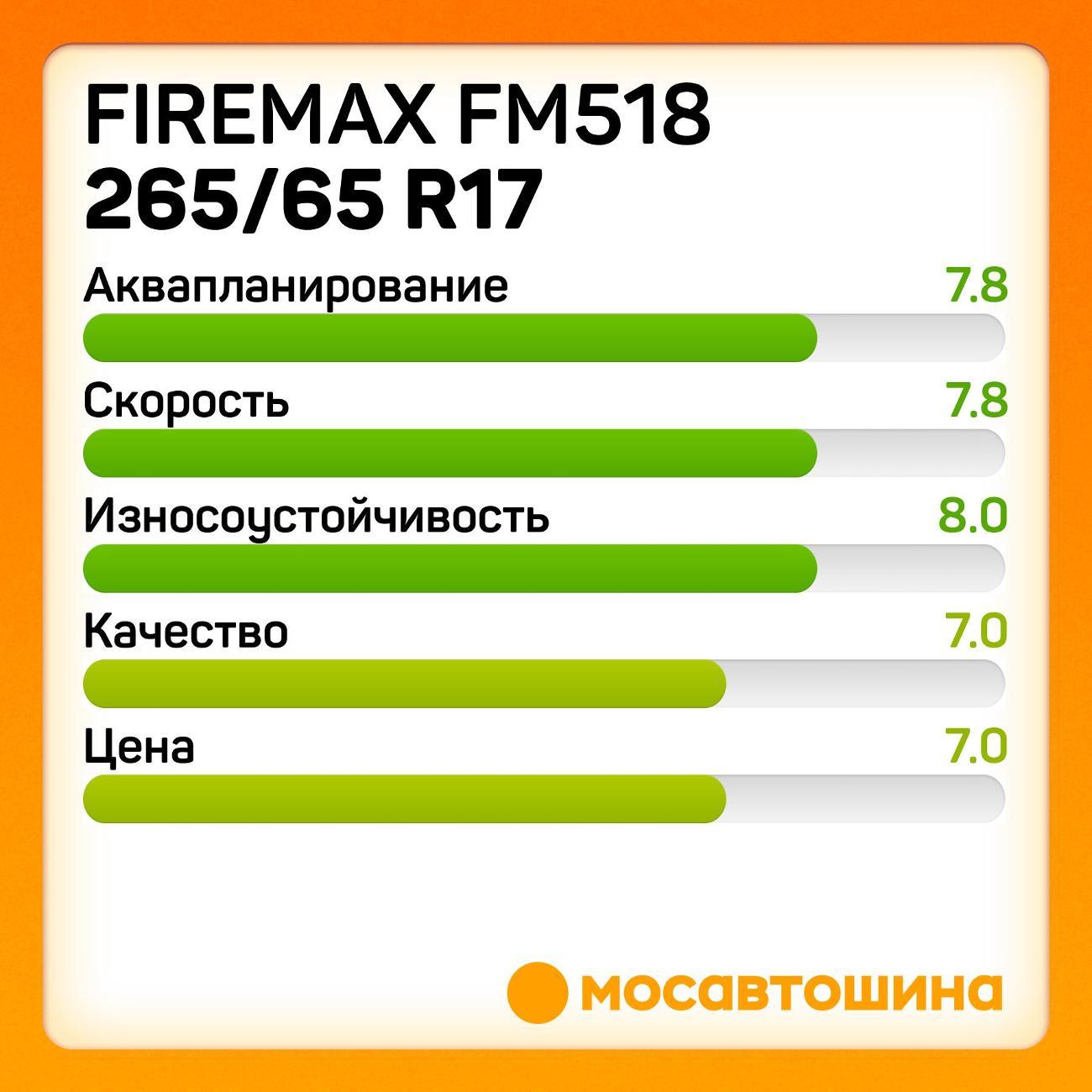 Шина автомобильная Firemax FM518