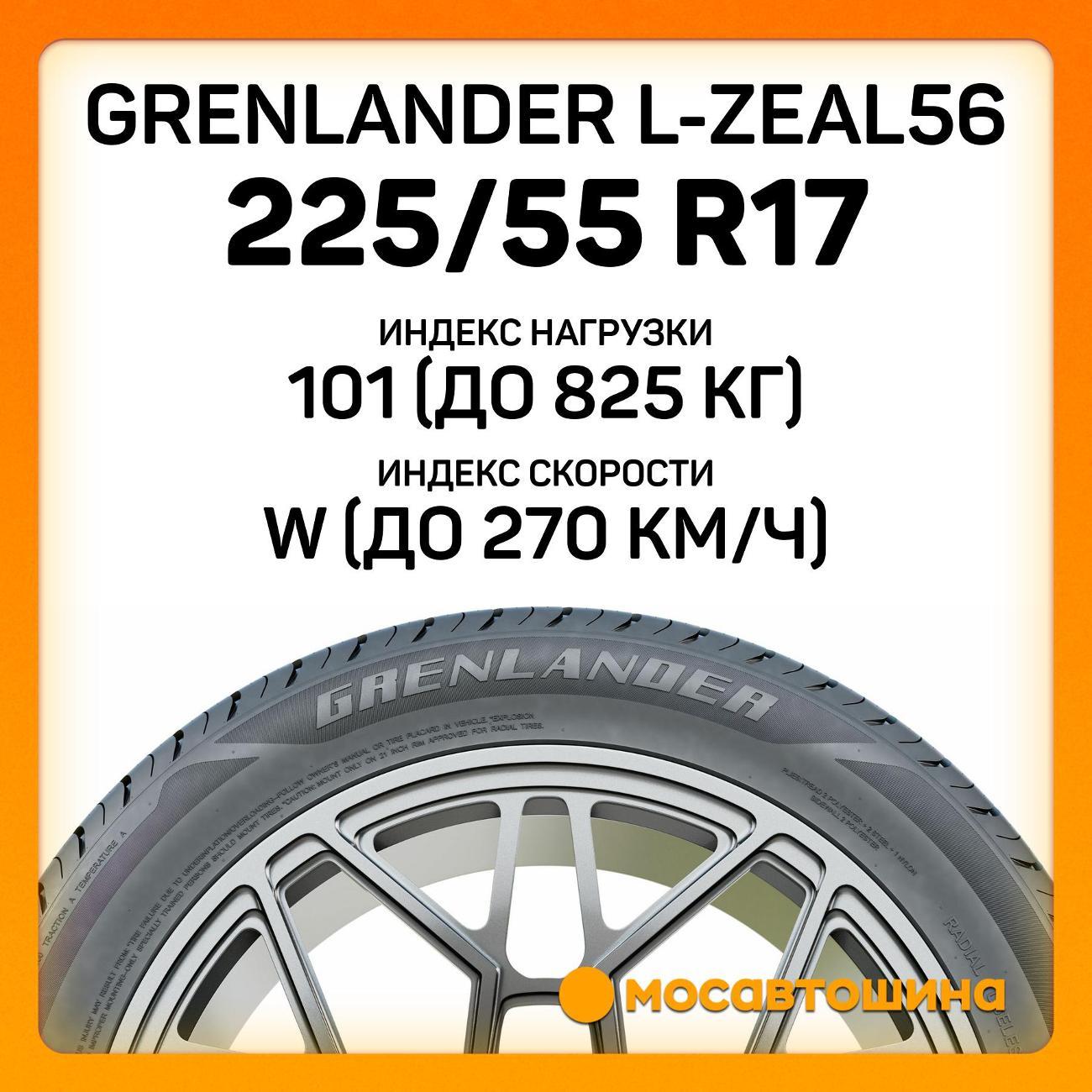 Шина автомобильная Grenlander L-Zeal56 225/55 R17 101W