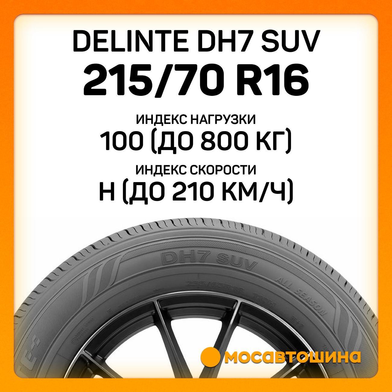Шина автомобильная Delinte DH7 SUV 215/70 R16 100H
