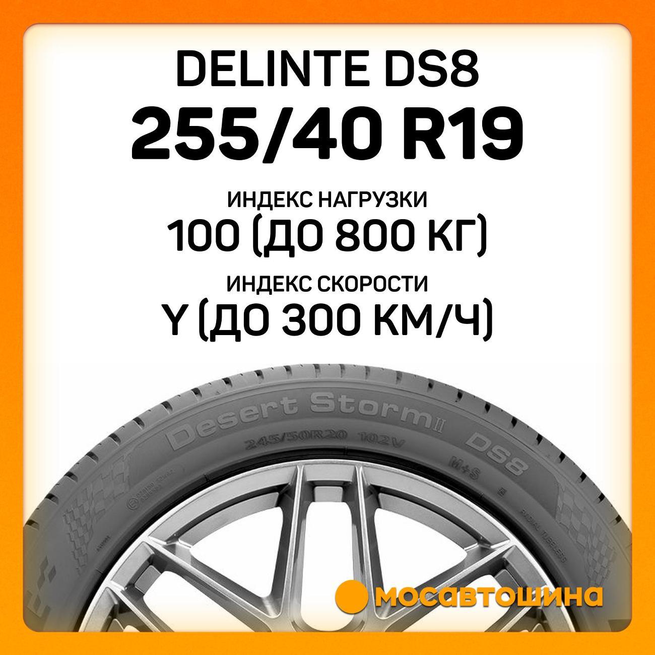 Шина автомобильная Delinte DS8 255/40 R19 100Y