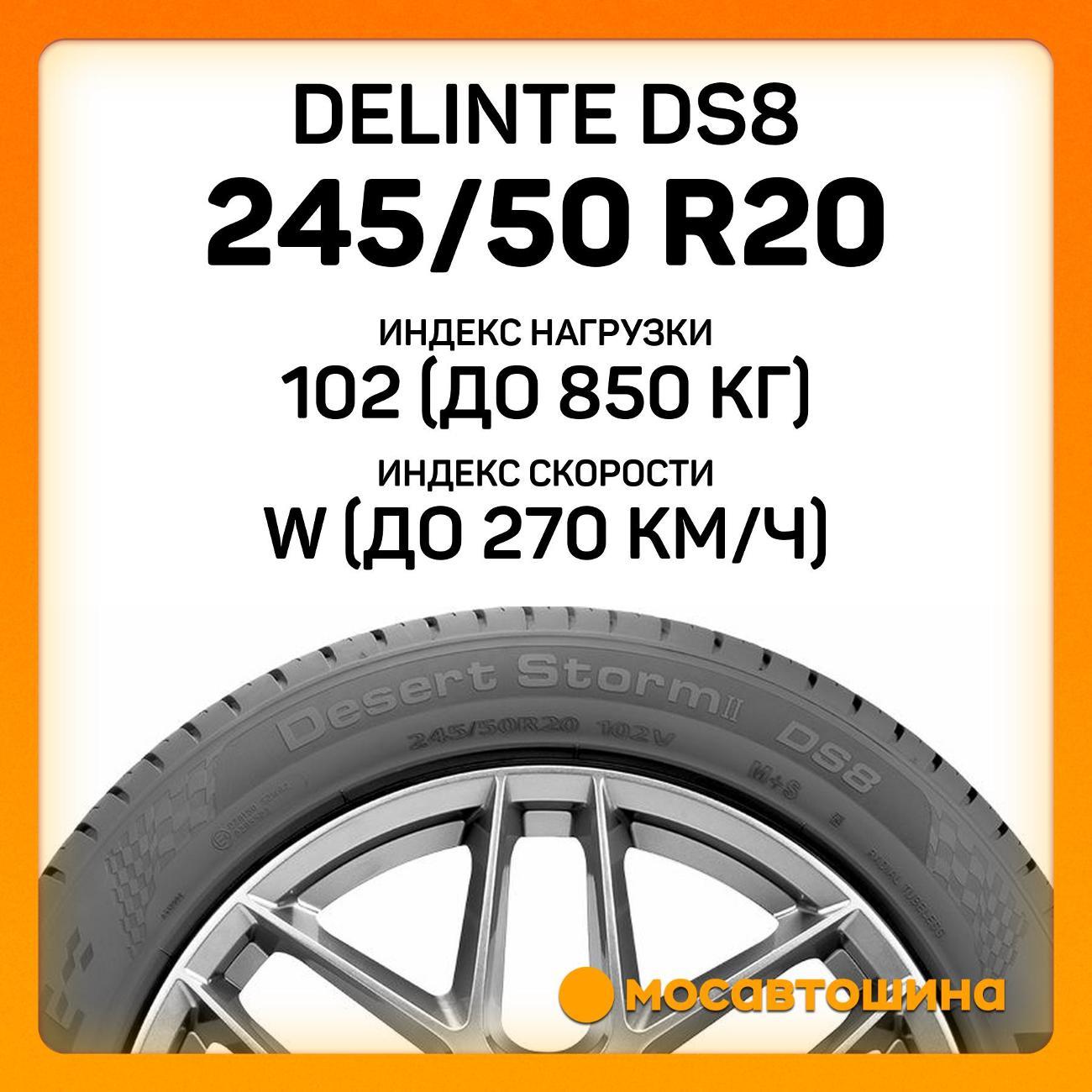 Шина автомобильная Delinte DS8 245/50 R20 102W