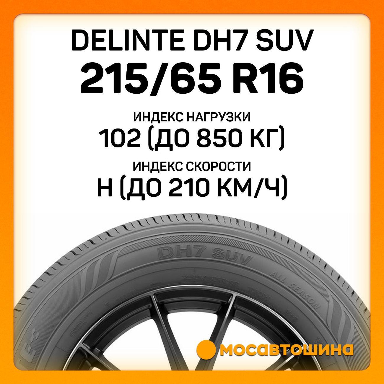 Шина автомобильная Delinte DH7 SUV 215/65 R16 102H
