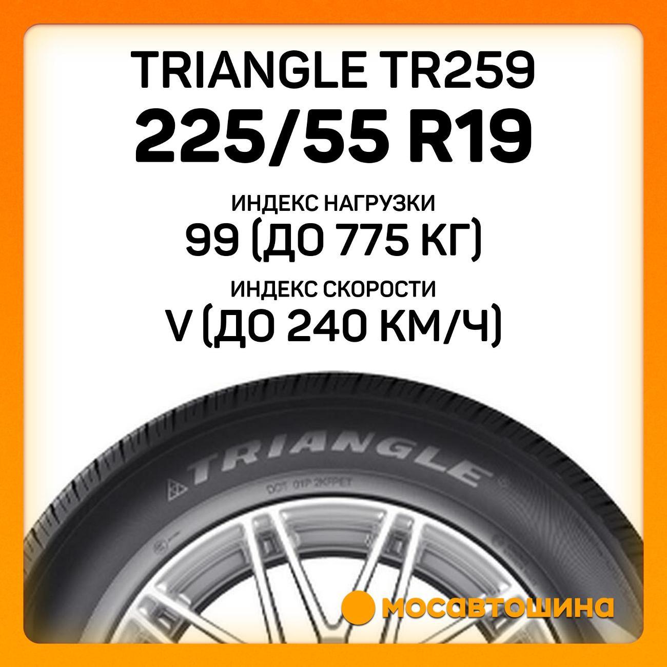 Шина автомобильная TRIANGLE TR259 225/55 R19 99V