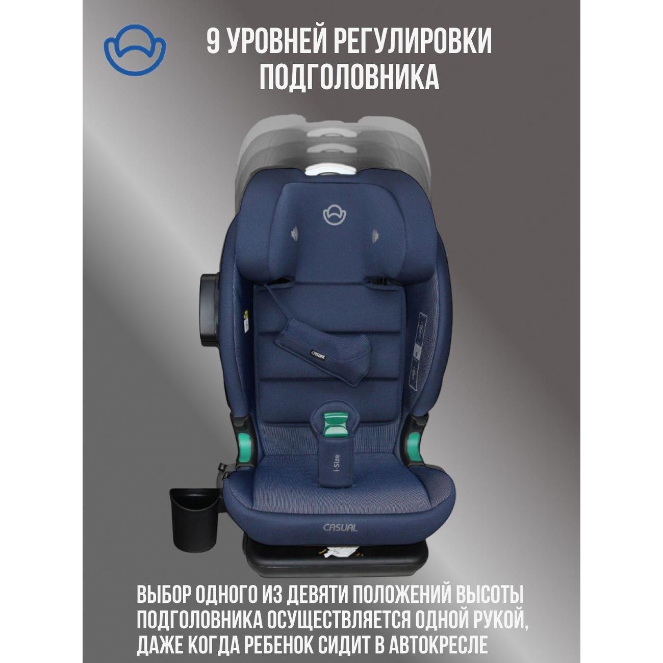 Автокресло Casual Class Fix 2/3 синее