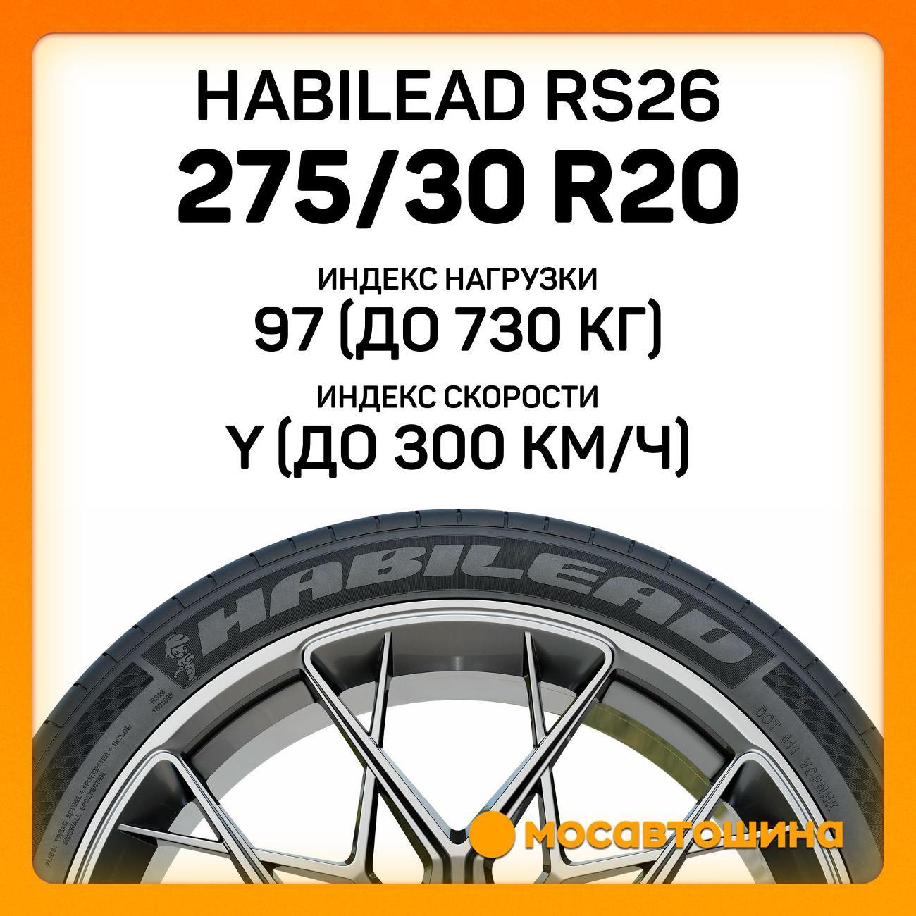 Шина автомобильная Habilead RS26 275/30 R20 97Y