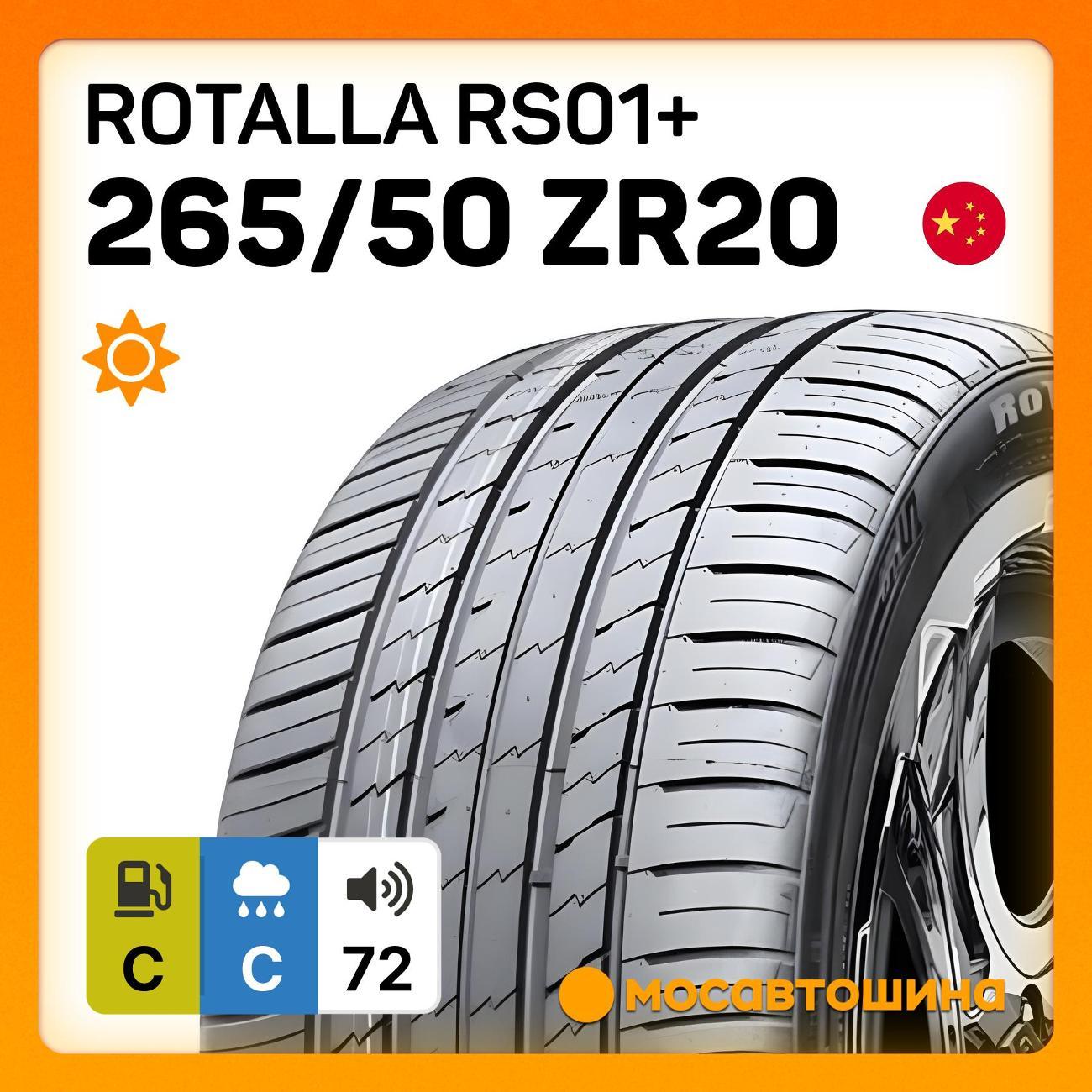 Шина автомобильная Rotalla RS01+