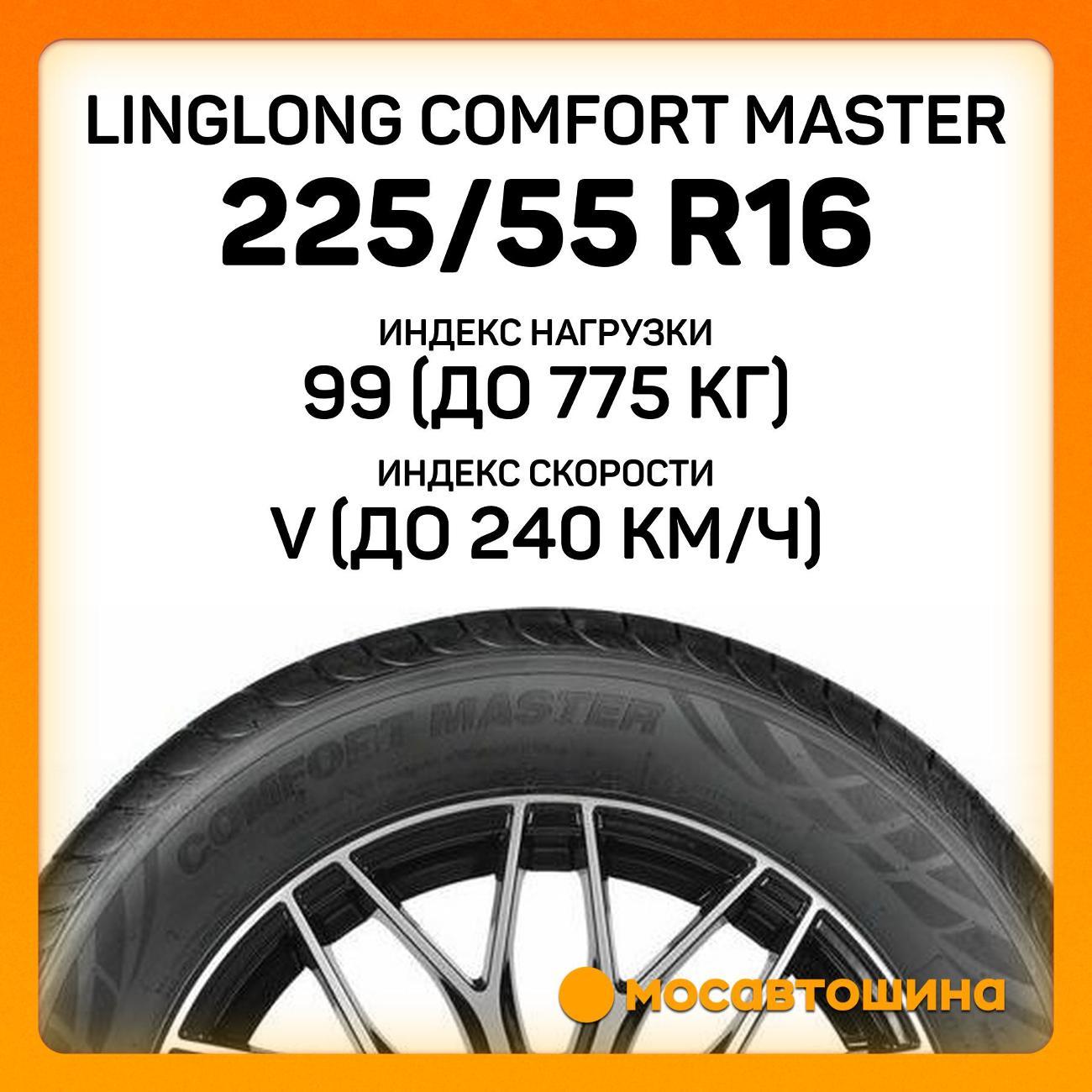 Шина автомобильная LingLong Comfort Master 225/55 R16 99V XL