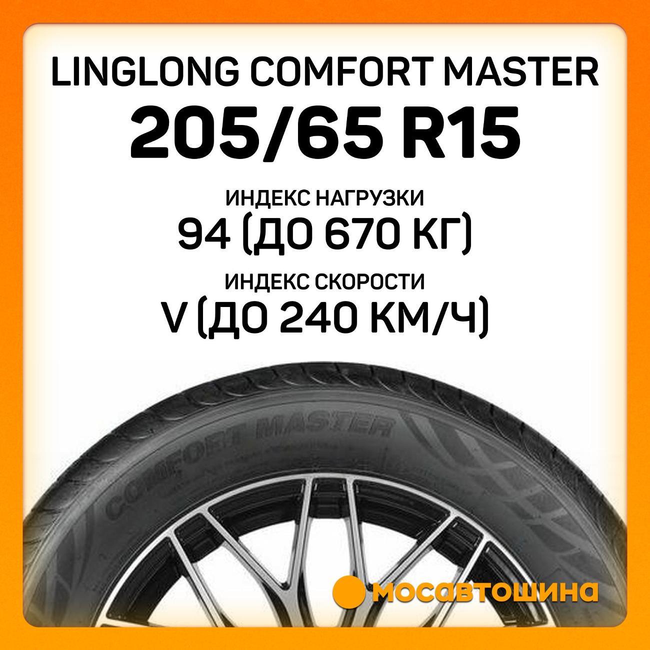 Шина автомобильная LingLong Comfort Master 205/65 R15 94V