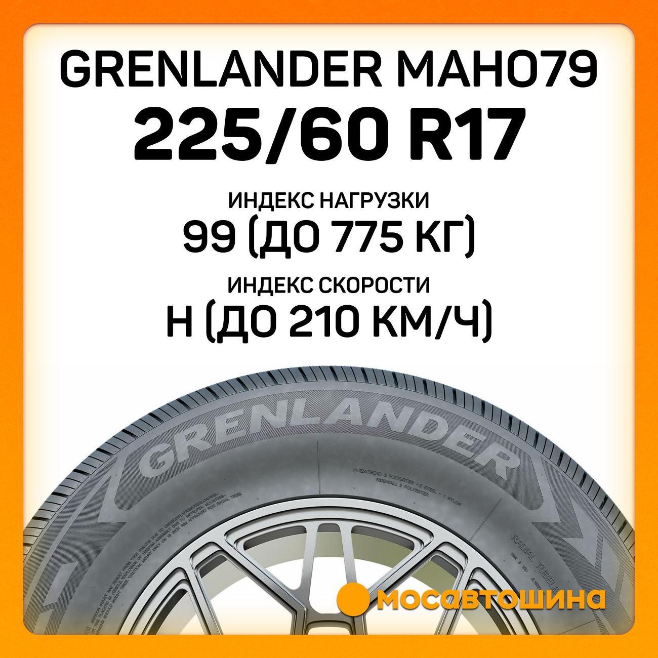 Шина автомобильная Grenlander Maho79 225/60 R17 99H