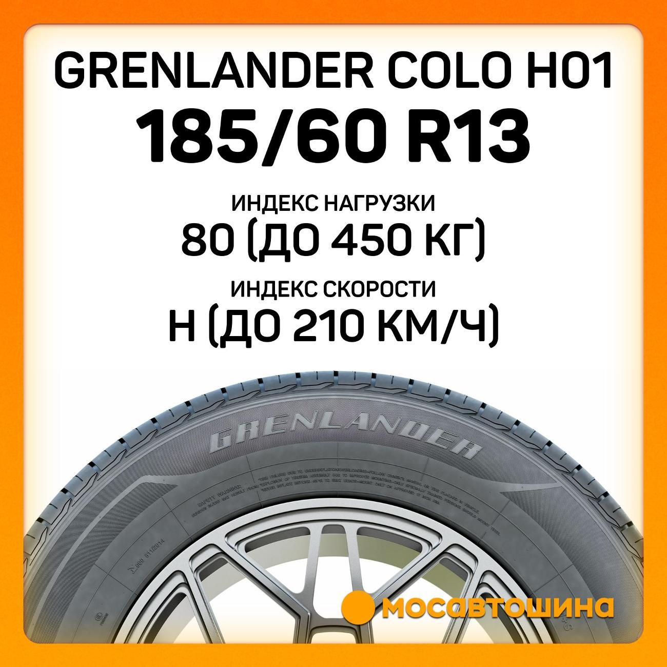 Шина автомобильная Grenlander Colo H01 185/60 R13 80H