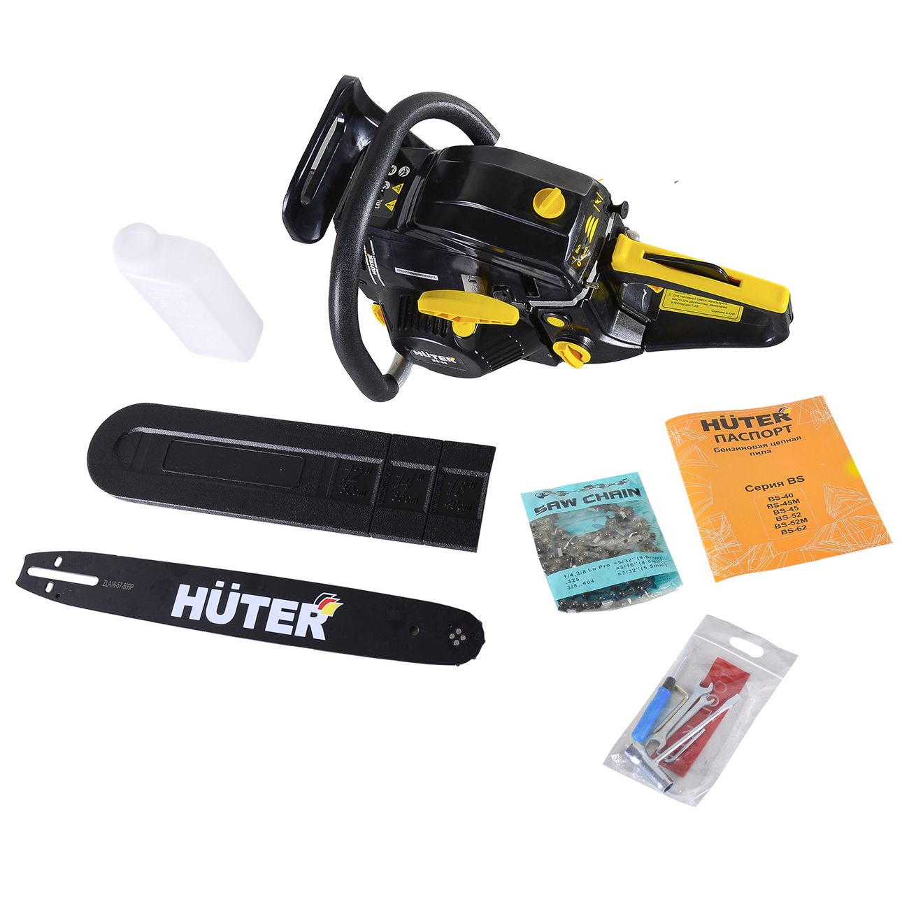 Пила бензиновая Huter BS-62 (70/6/6)