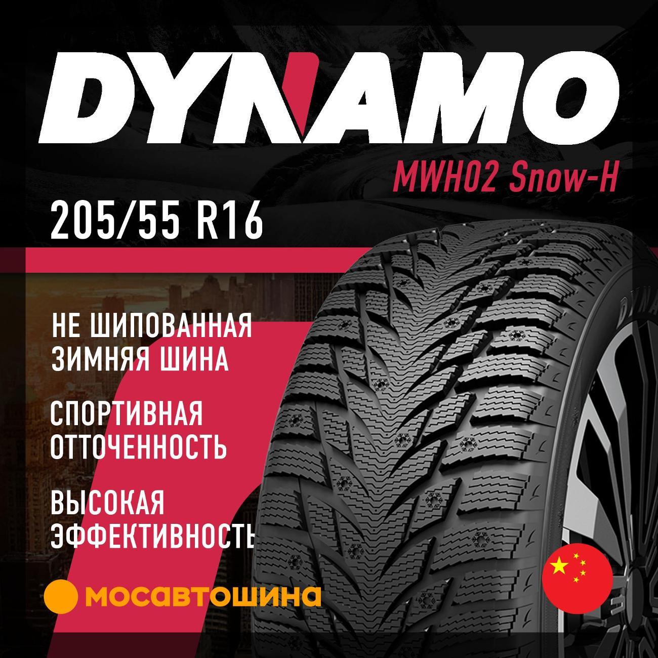 Шина автомобильная Dynamo MWH02 Snow-H [Нешип] 205/55 R16 91H