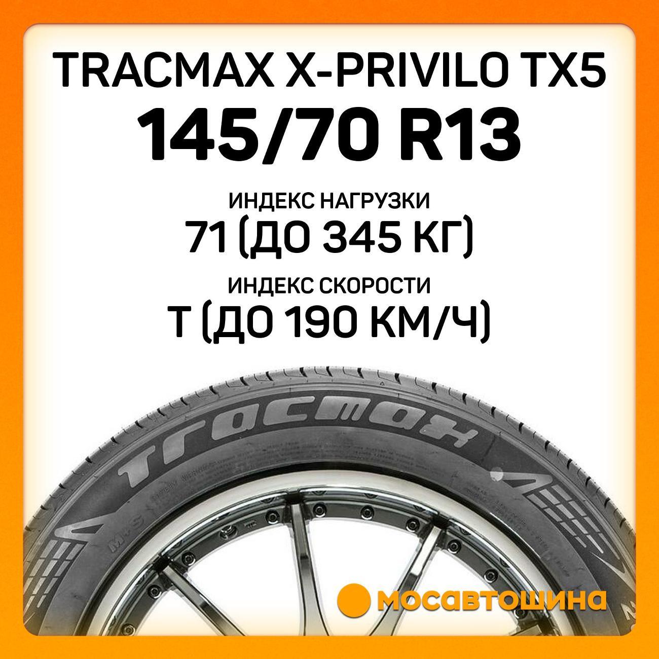Шина автомобильная Tracmax X-Privilo TX5 145/70 R13 71T