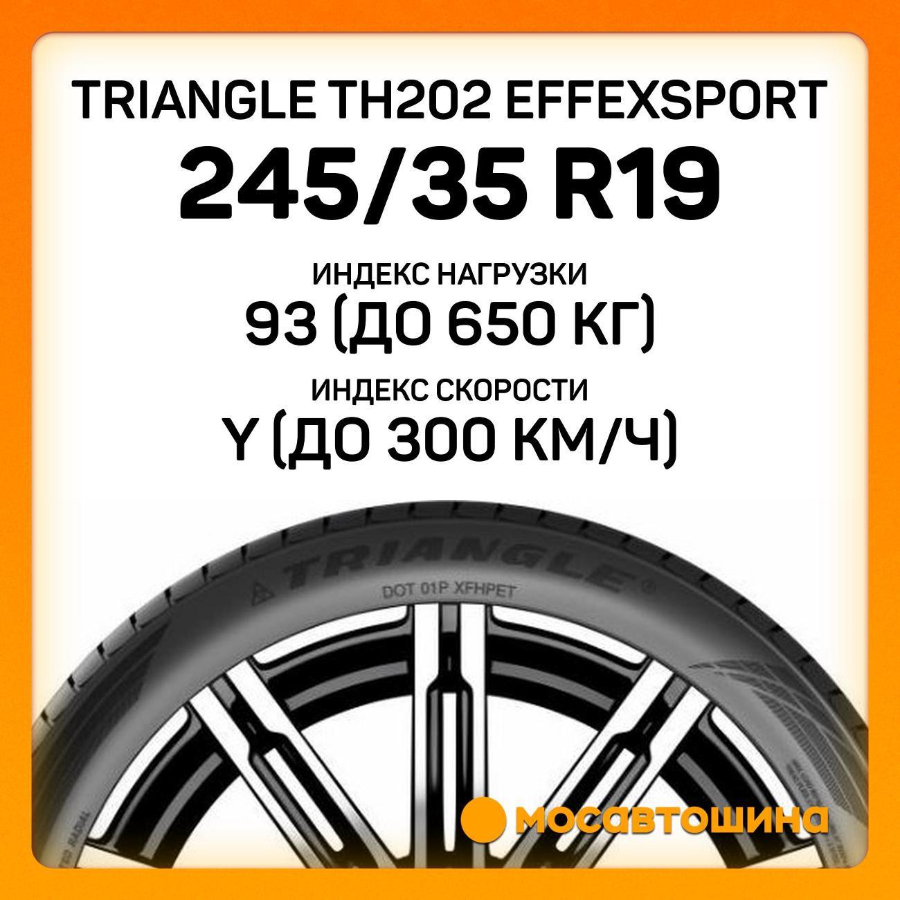Шина автомобильная TRIANGLE TH202 EffeXSport 245/35 R19 93Y XL