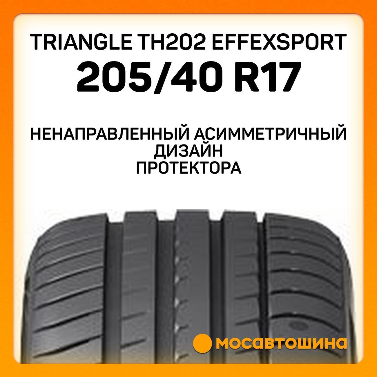 Шина автомобильная TRIANGLE TH202 EffeXSport 205/40 R17 84W XL