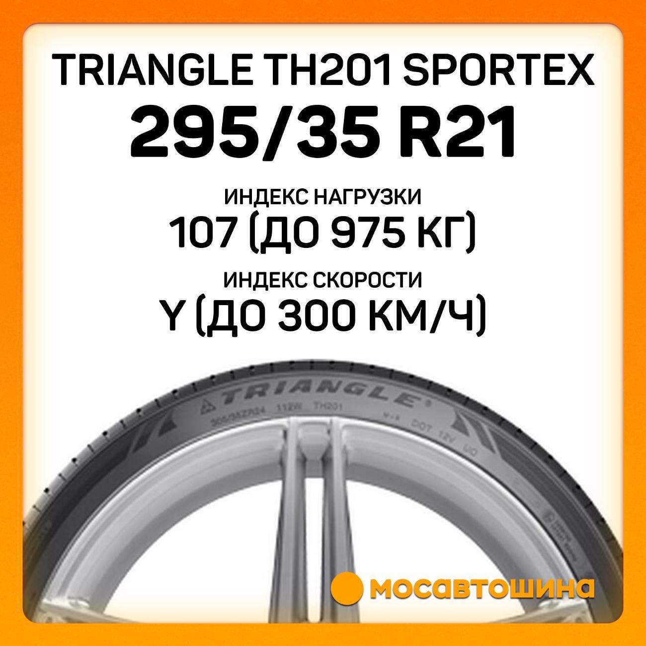 Шина автомобильная TRIANGLE TH201 Sportex 295/35 R21 107Y XL