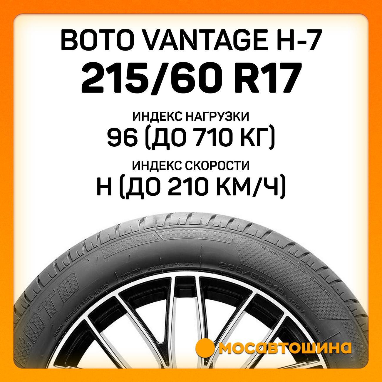 Шина автомобильная Boto Vantage H-7 215/60 R17 96H