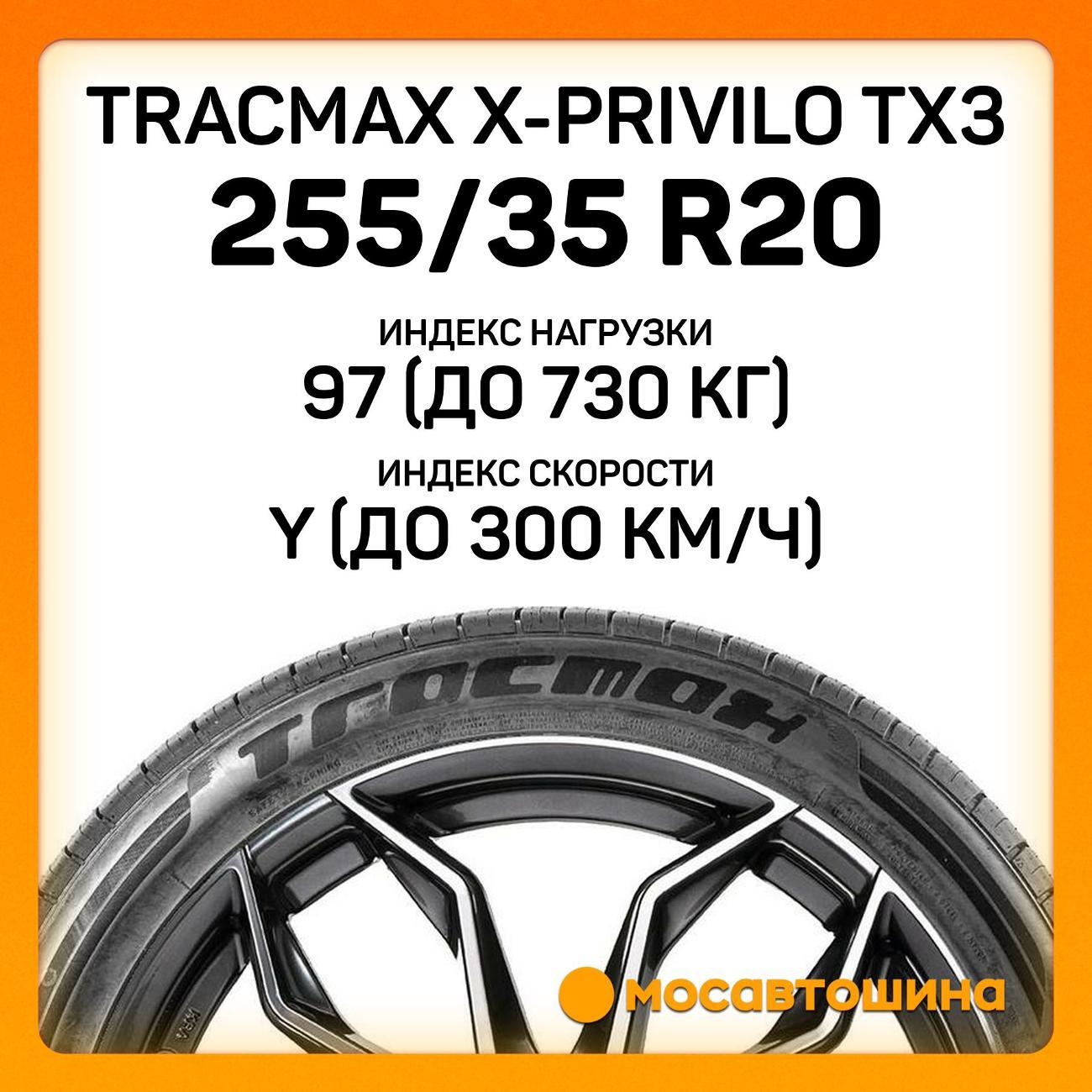 Шина автомобильная Tracmax X-Privilo TX3 255/35 R20 97Y XL