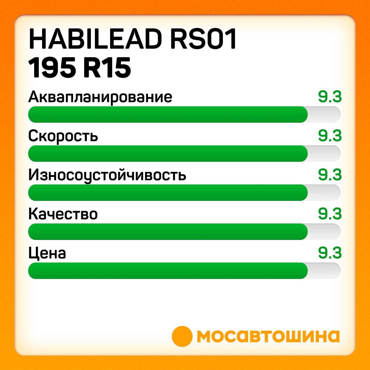 Шина автомобильная Habilead RS01 195 R15C 106/104T