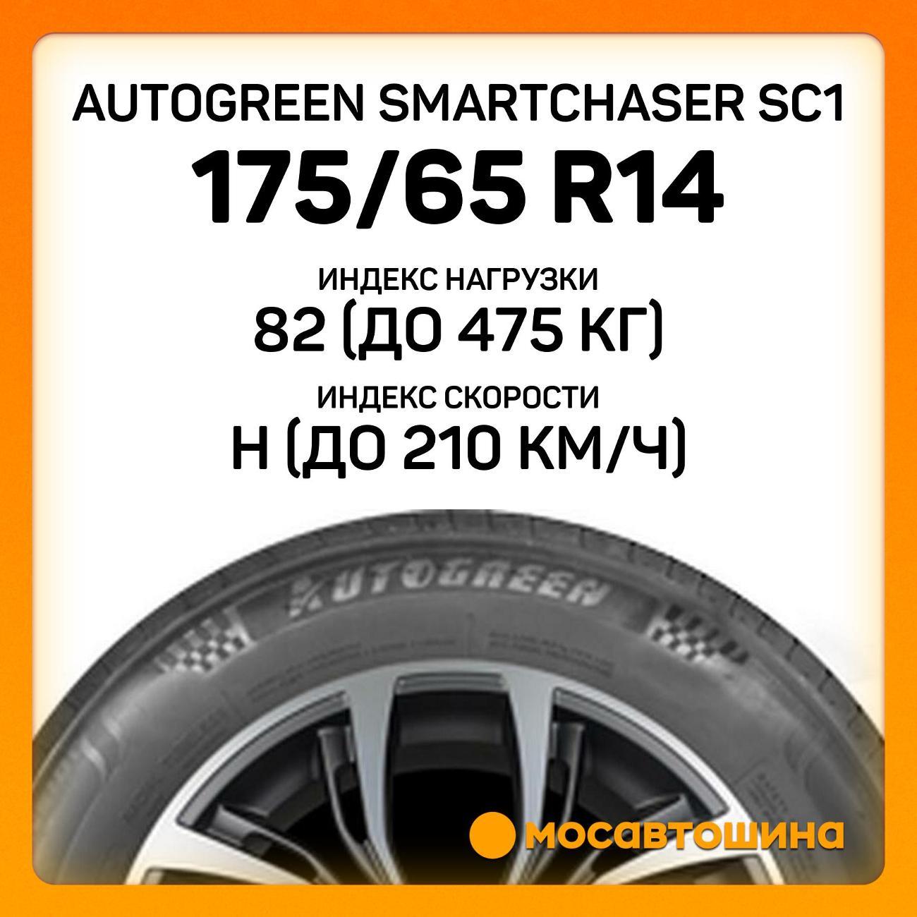 Шина автомобильная Autogreen SmartChaser SC1 175/65 R14 82H