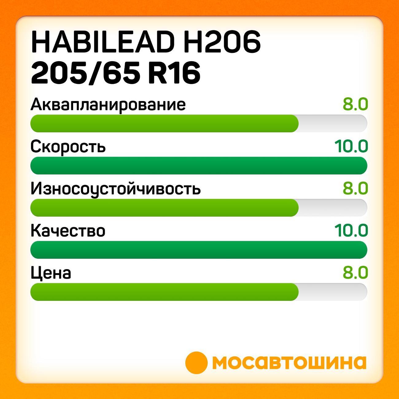 Шина автомобильная Habilead H206 205/65 R16 95H
