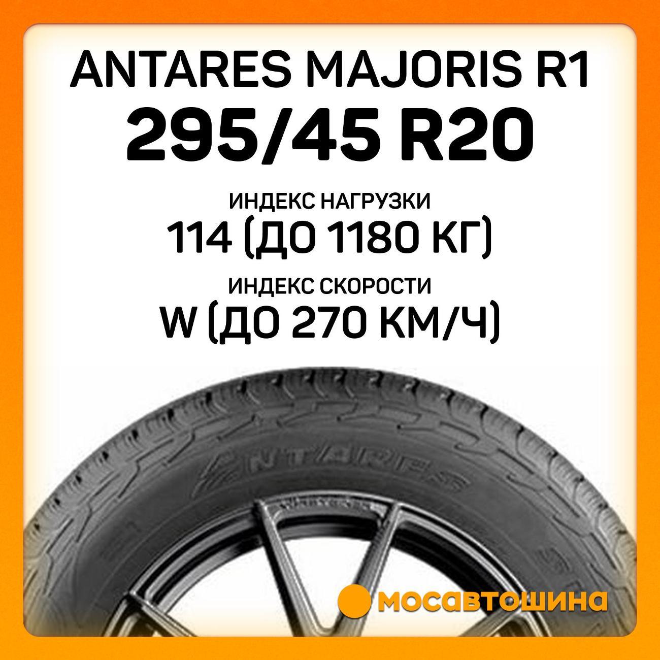 Шина автомобильная Antares Majoris R1 295/45 R20 114W XL