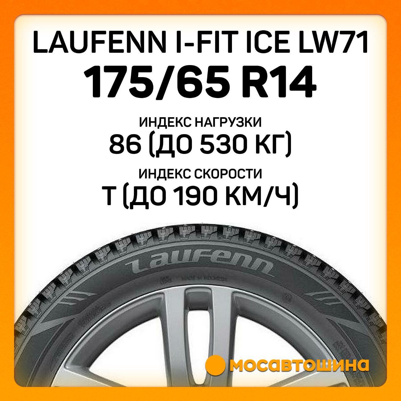 Шина автомобильная Laufenn i-Fit Ice LW71 175/65 R14 86T XL