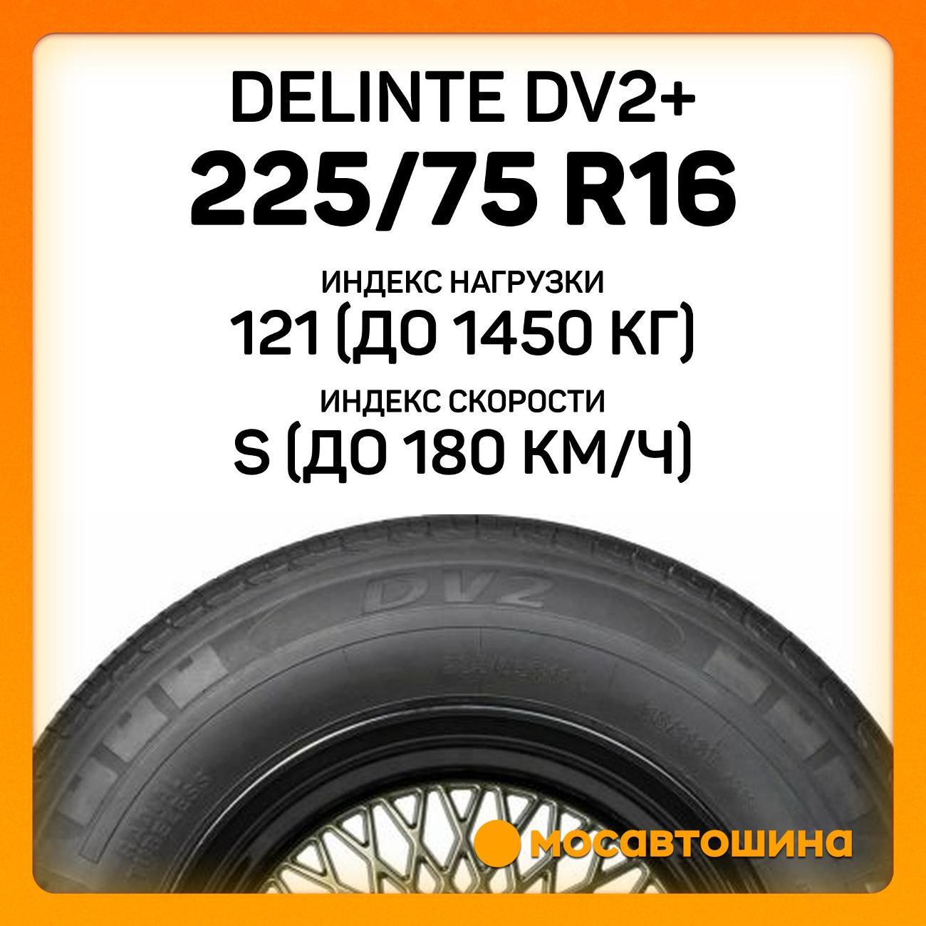 Шина автомобильная Delinte DV2+ 225/75 R16C 121/120S