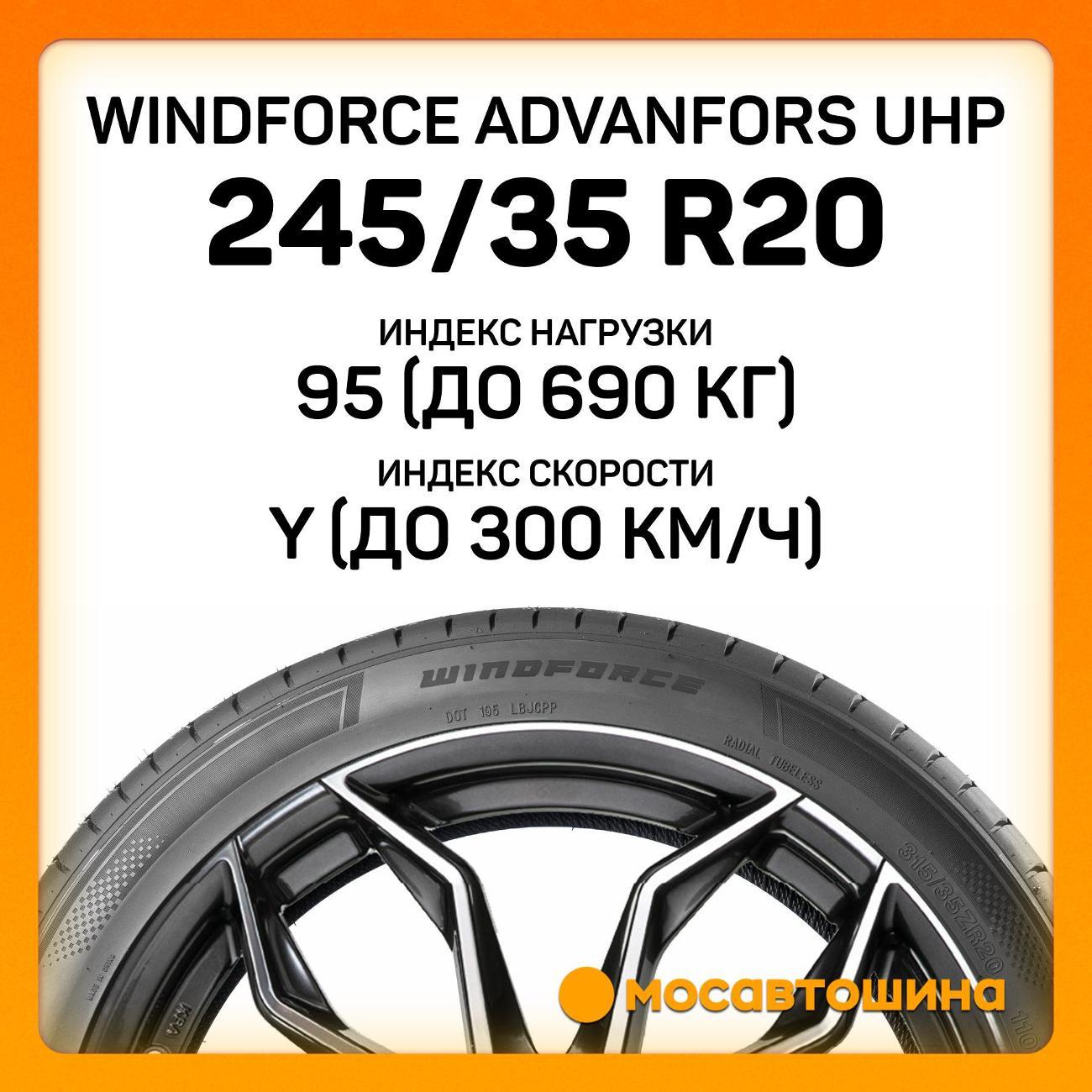 Шина автомобильная Windforce Advanfors UHP 245/35 ZR20 95Y XL