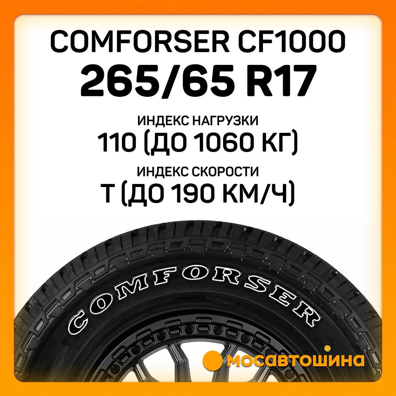 Шина автомобильная Comforser CF1000 P265/65 R17 110T (OWL)
