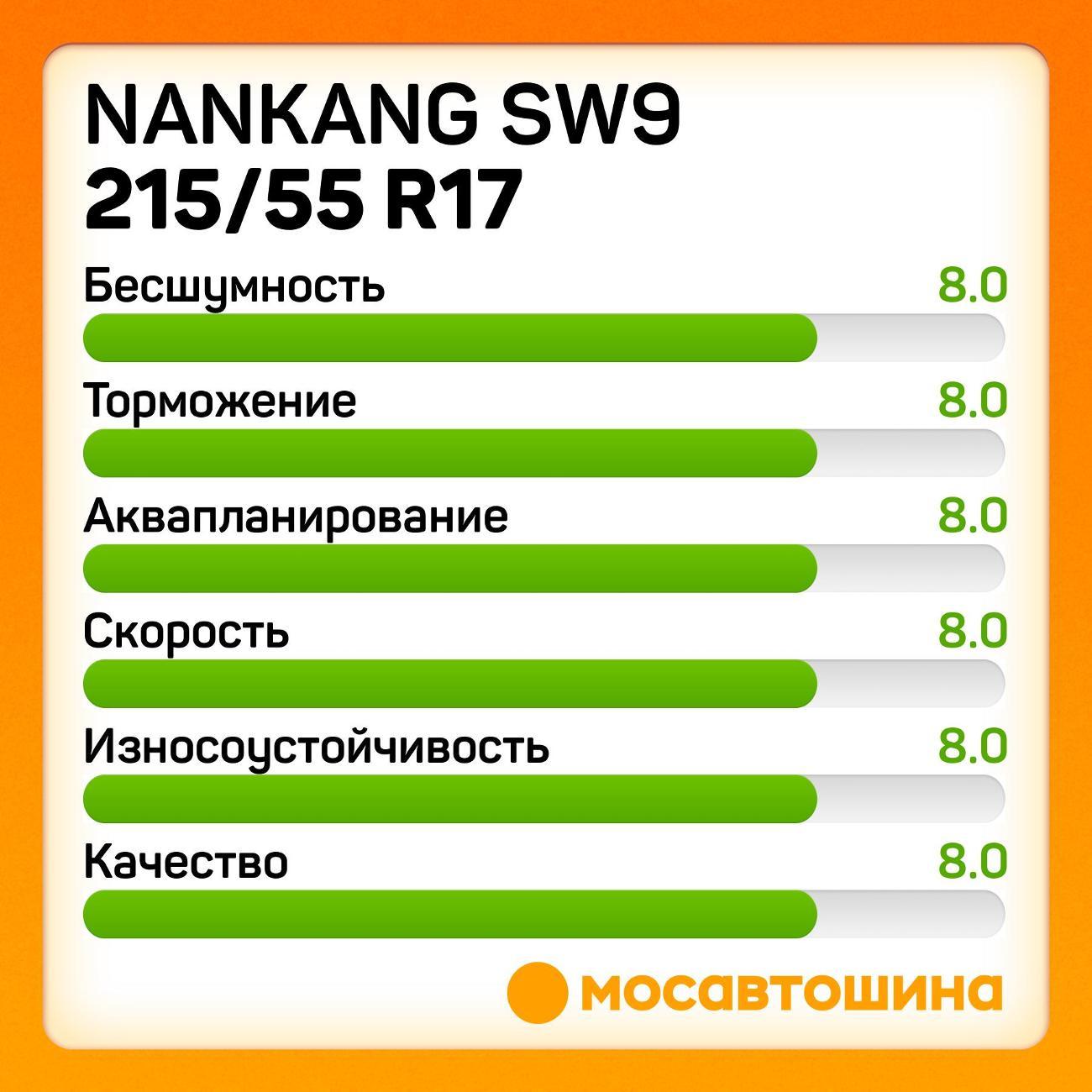 Шина автомобильная Nankang SW9 215/55 R17 98T