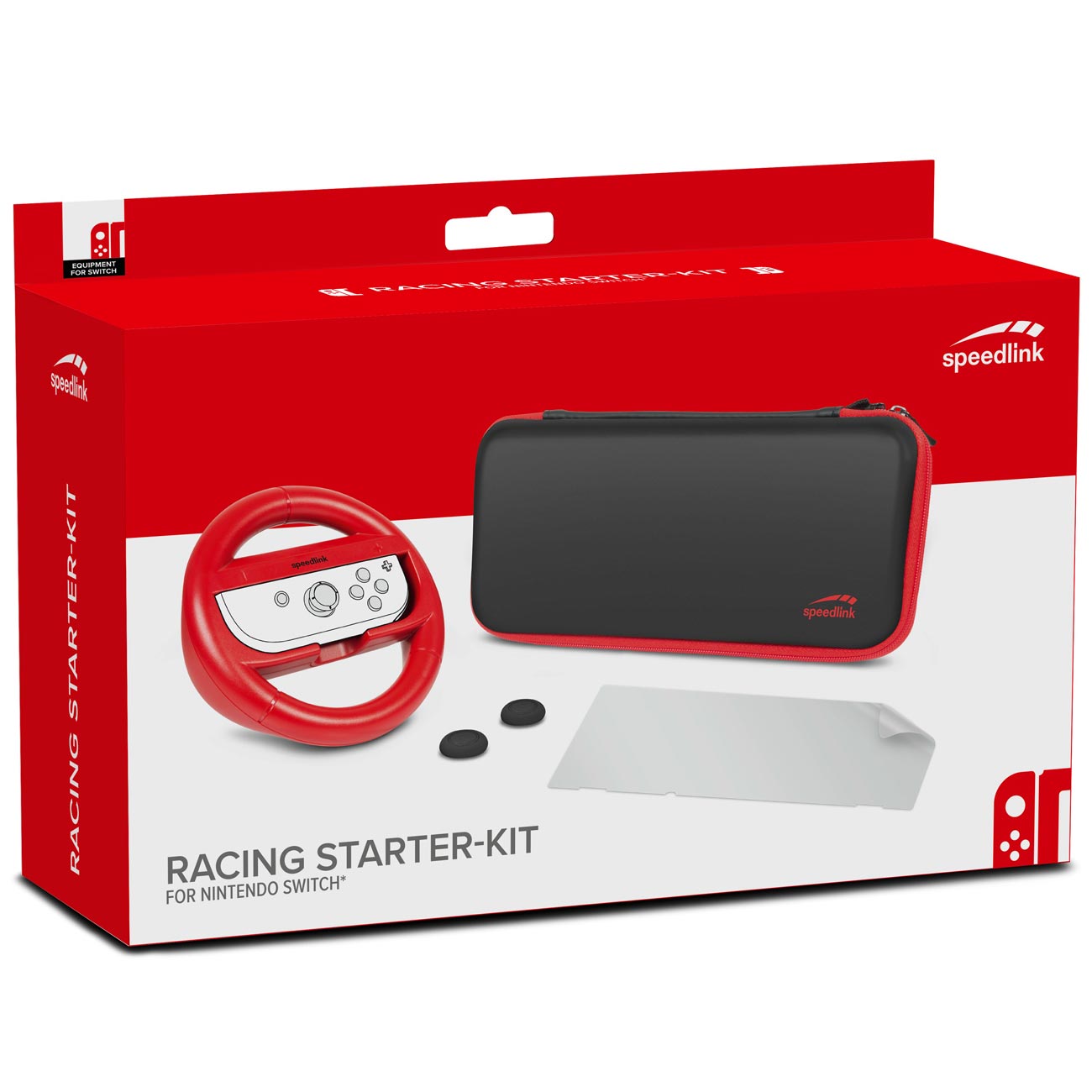 Чехол и руль Speed-Link Racing Starter Kit (SL-330604-BK)