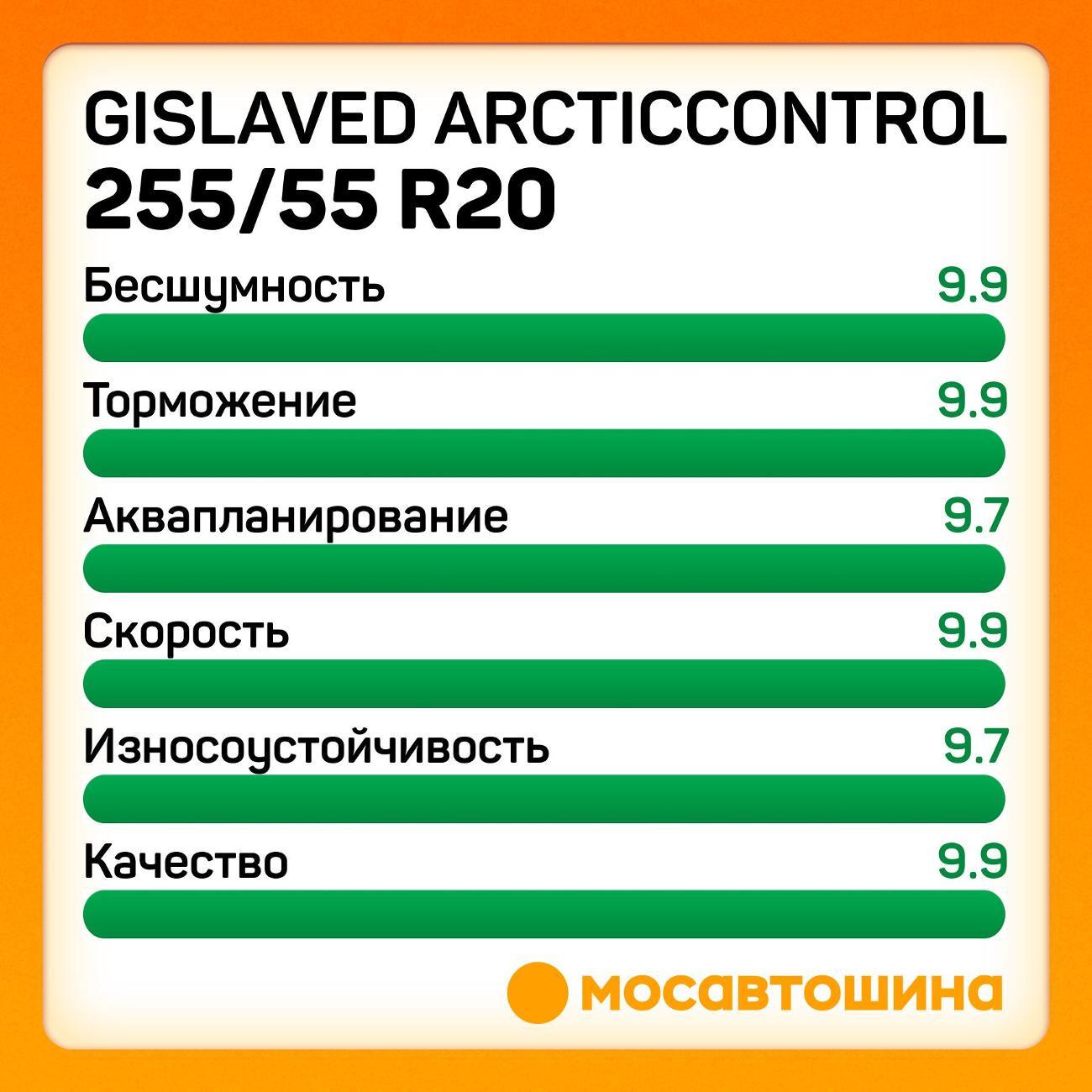 Шина автомобильная Gislaved ArcticControl 255/55 R20 110T XL