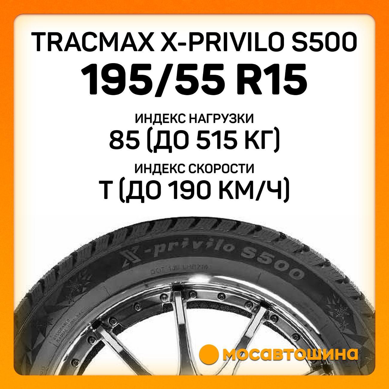 Шина автомобильная Tracmax X-Privilo S500 195/55 R15 85T